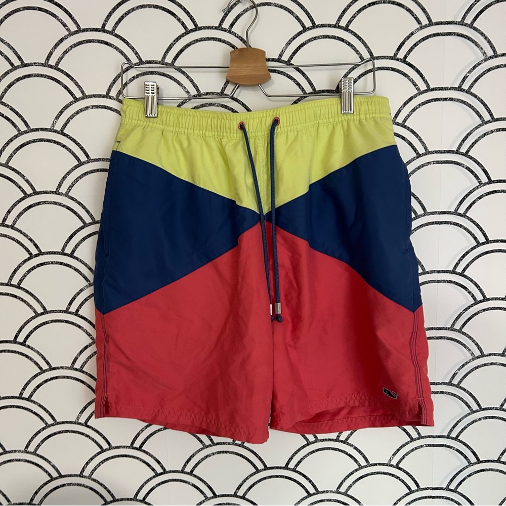 Vineyard Vines Colorblock Swim Trunks